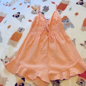 Gingham romper